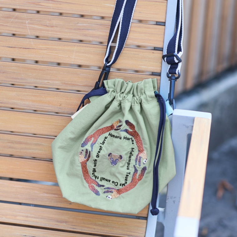 KATOKOA mamoru 巾着ポーチ[ツシマテン]