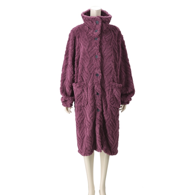 DXブランケット ジャガード織ルームガウン 静電気防止