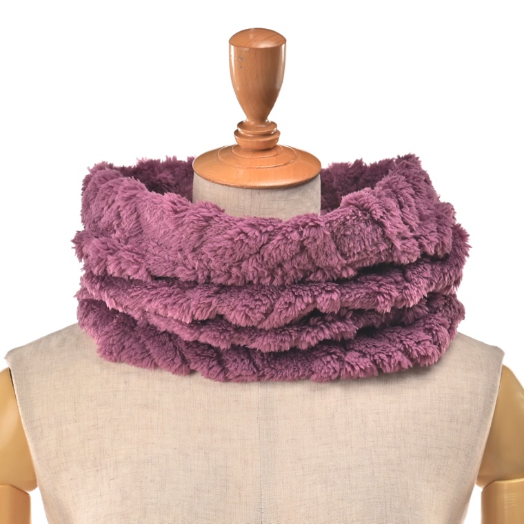 DXブランケット ジャガード織ネックウォーマー 静電気防止