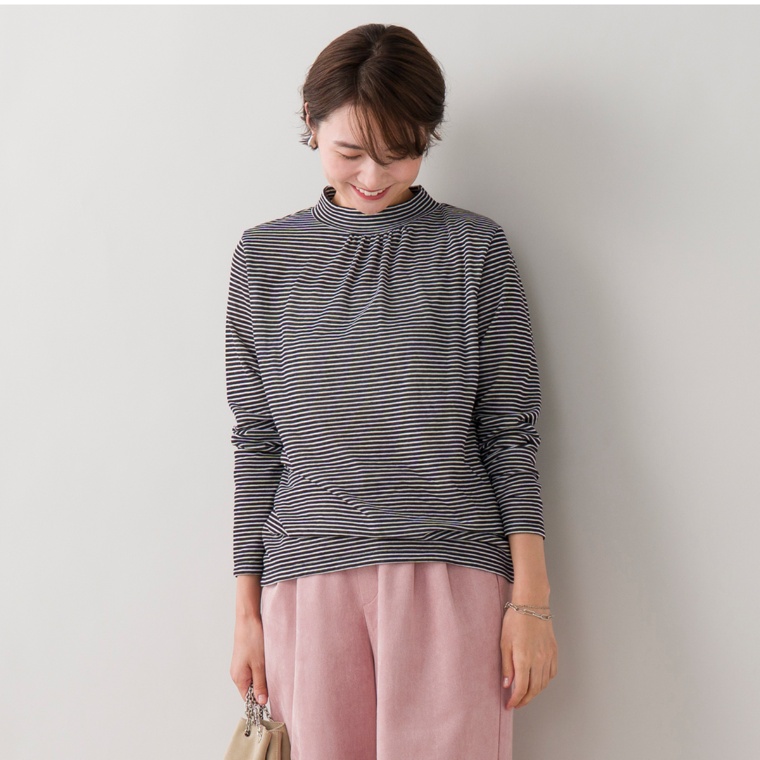 Provadorふんわり温もり二重層接結プルオーバー