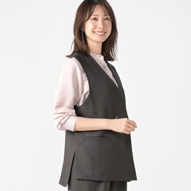 Provador 選べるダブルブレストジレジャケット