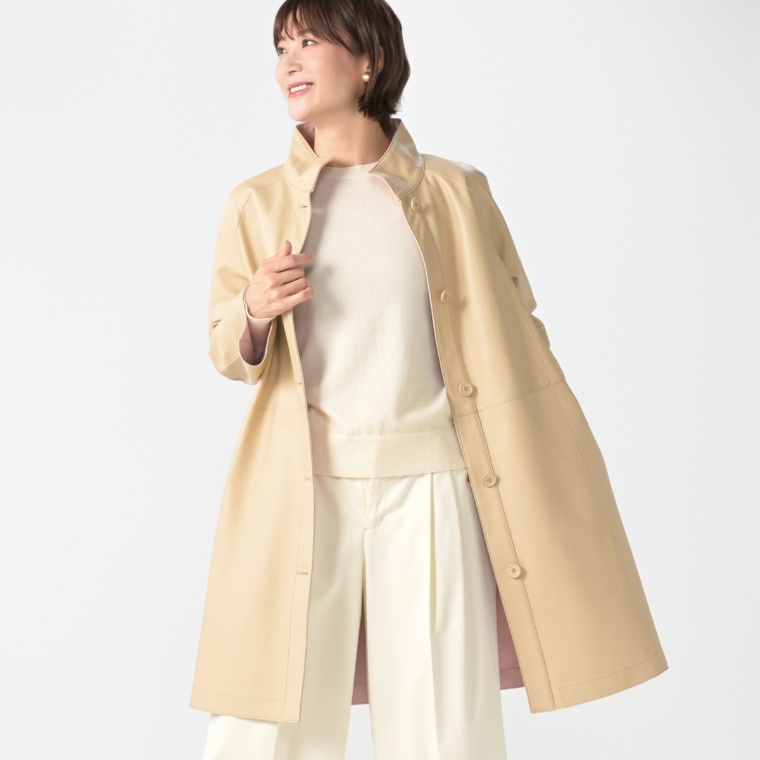 インベルナーレ ラムレザーリバーシブルコート