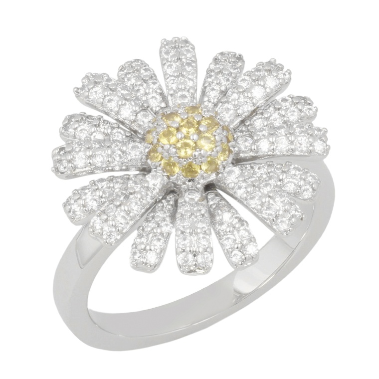 JinkaNezu キュービックジルコニア プティガーベラ リング