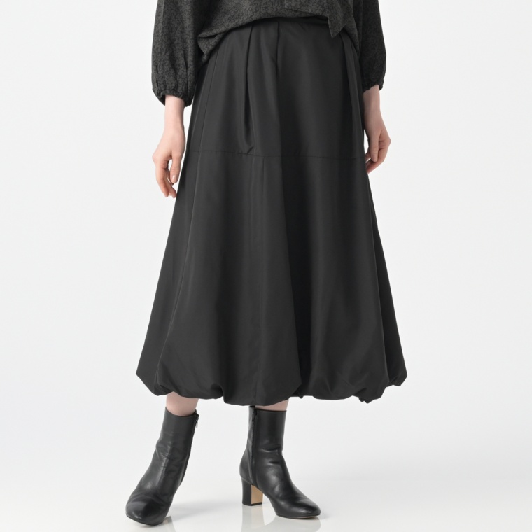 CARRIERE 大人のフェミニン裾バルーンスカート