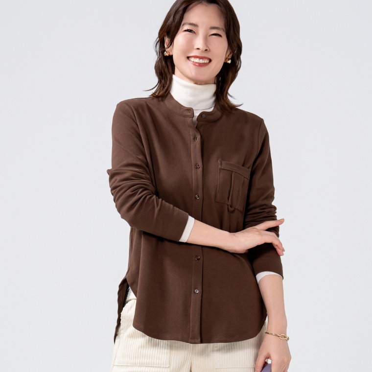 エニワイズ リバイバル ポケット シャツチュニック