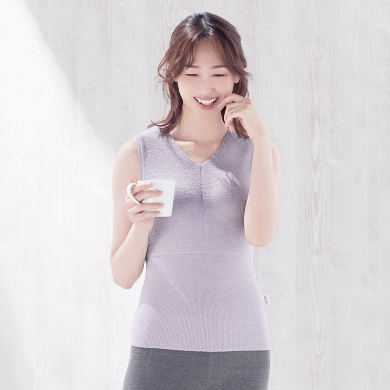 attaca 腹巻付き取外し可能カップインタンクトップ