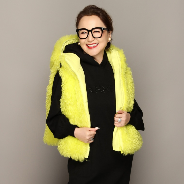 Anne Coquine 機能性中綿ボアフーデッドベスト