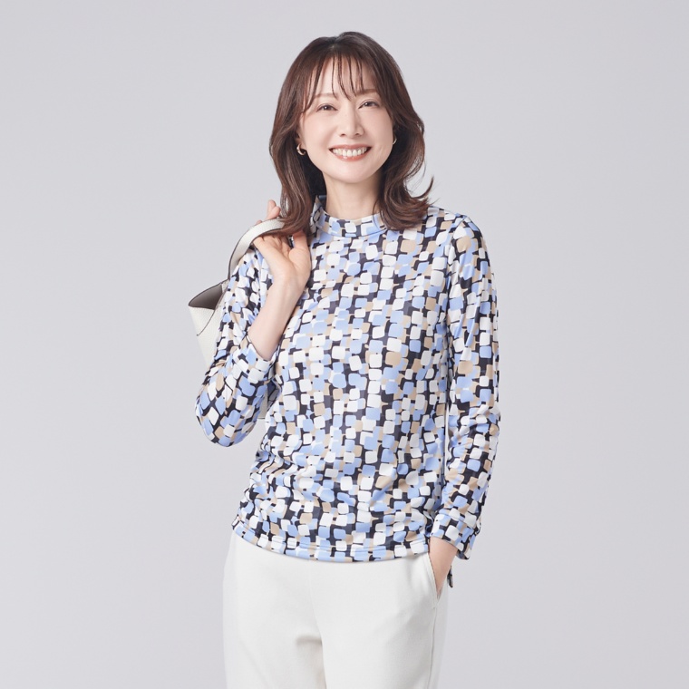 タカシマヤスタイルプリュ 京プリントプルオーバー