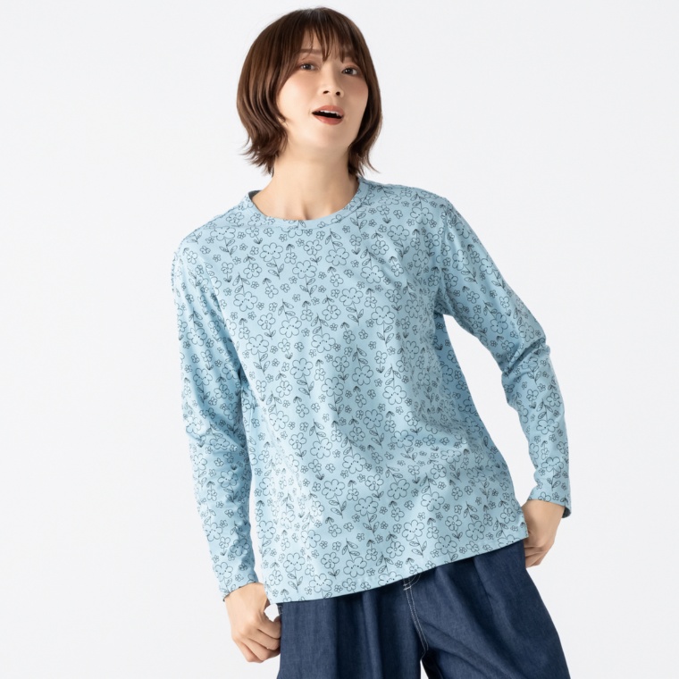 PERSONS スマイルフラワーTシャツ