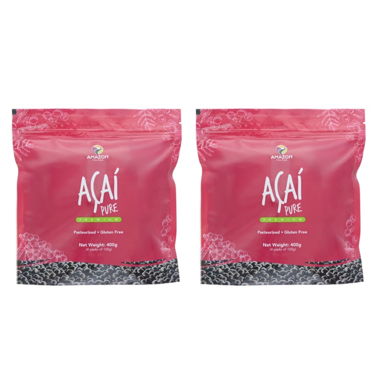 AMAZONPOLPAS超濃厚アサイープレーン[100g×4]2袋