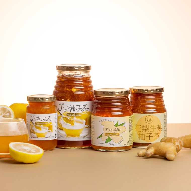 J’s 温活茶プレミアム4本セット＋柚子茶小瓶280ｇ