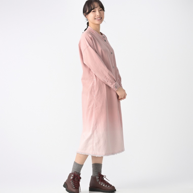 PERSONS グラデーションデニムワンピース