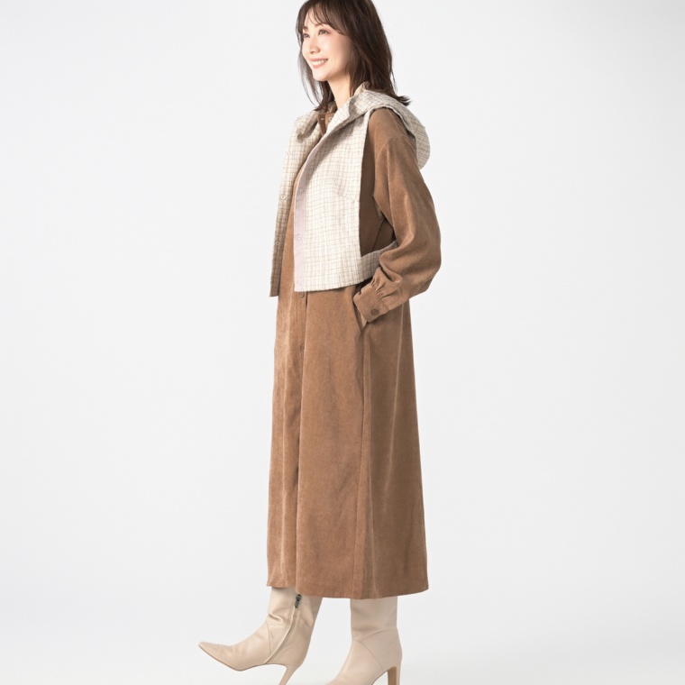 Re:Birth＋ ツイード&コーデュロイの着回しアンサンブル