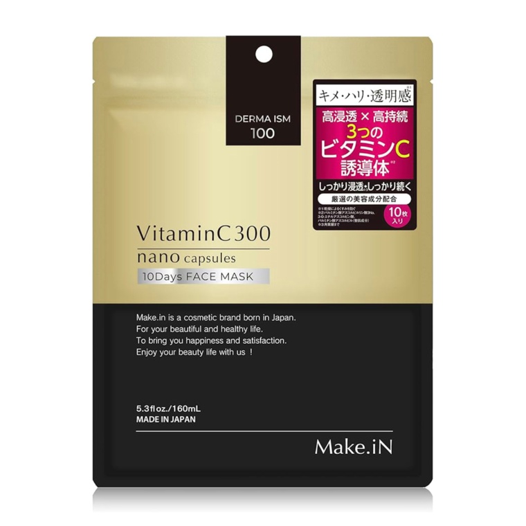 Make.iN ビタミンC300 フェイス マスク 10枚入り