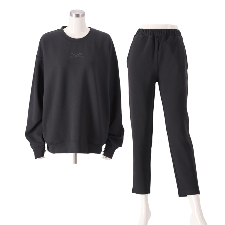 SIXPADクルーネック+パンツ カラー・サイズ選べる上下セット