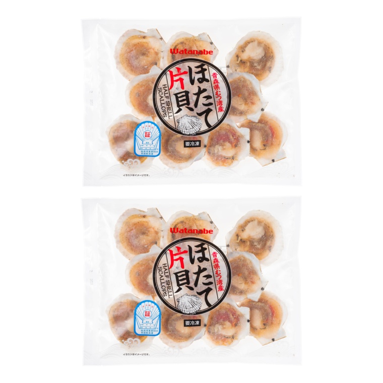 青森県むつ湾産 冷凍ほたて[片貝]20枚