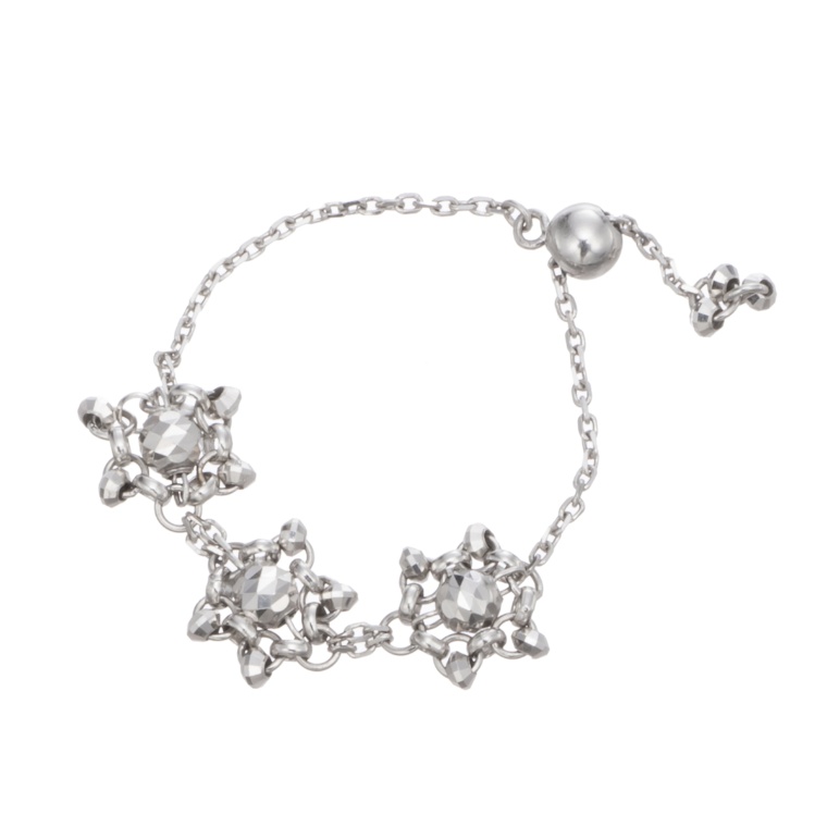 純プラチナ スピカポイント チェーンリング