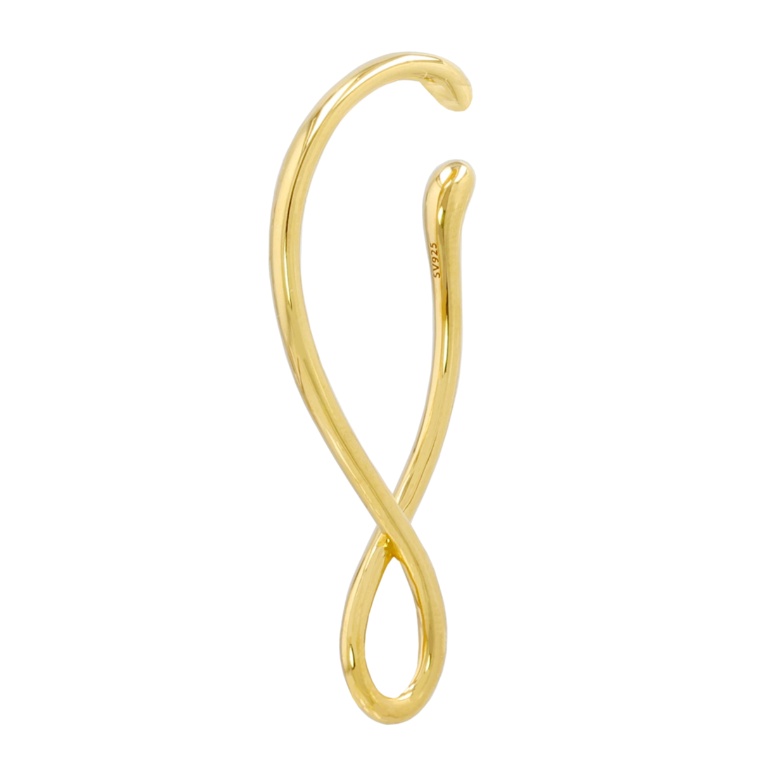 Laude［ラウデ］シルバー925インフィニティ片耳用イヤーカフ