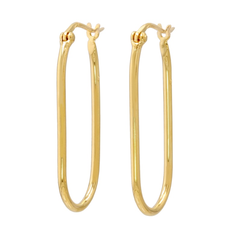 Laude[ラウデ]シルバー925Uラインフープピアス