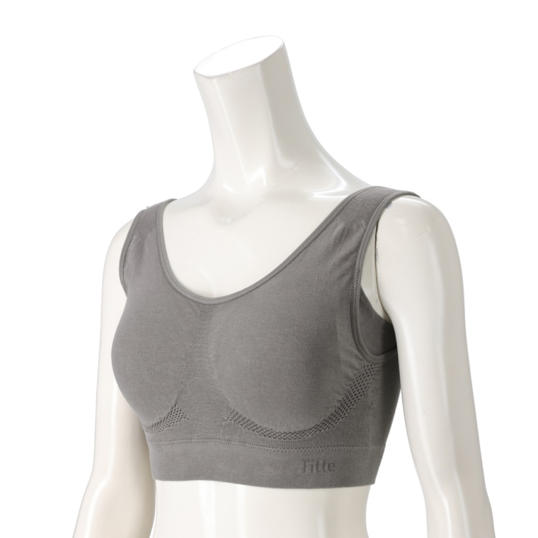 グンゼKIREILABO オーガニックコットン混ノンワイヤーマルチブラ