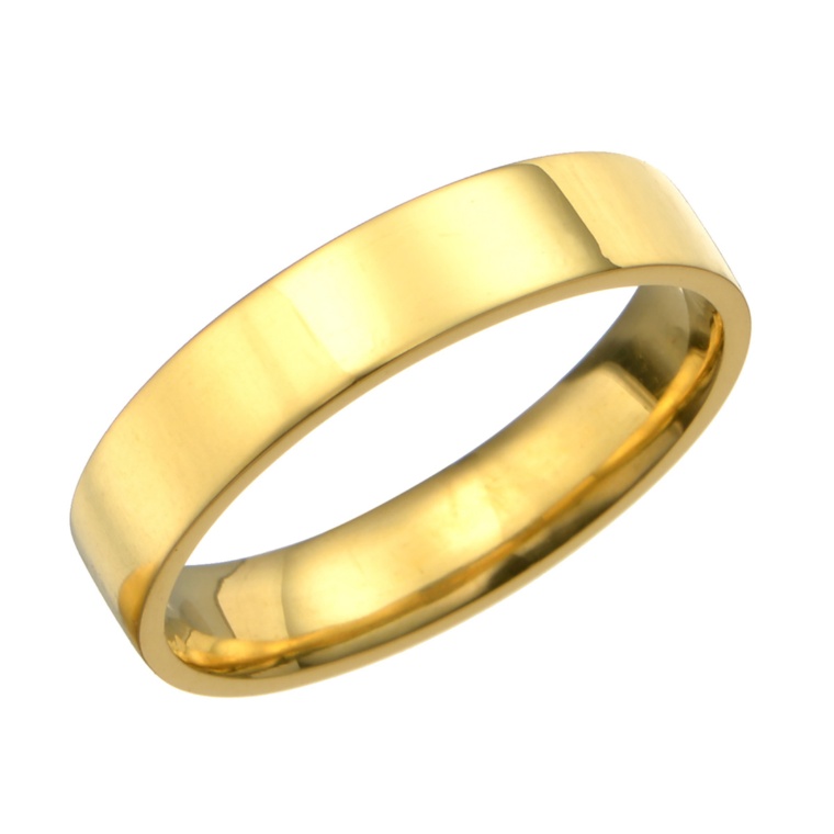 純金 フラットデザイン リング