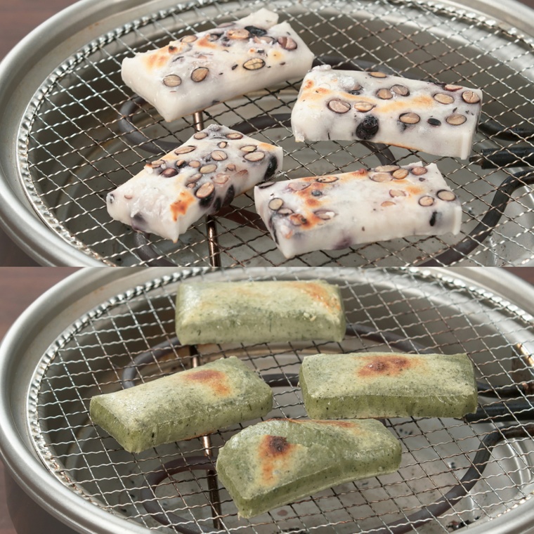 国産水稲もち米100% 豆餅・よもぎ餅 計7袋