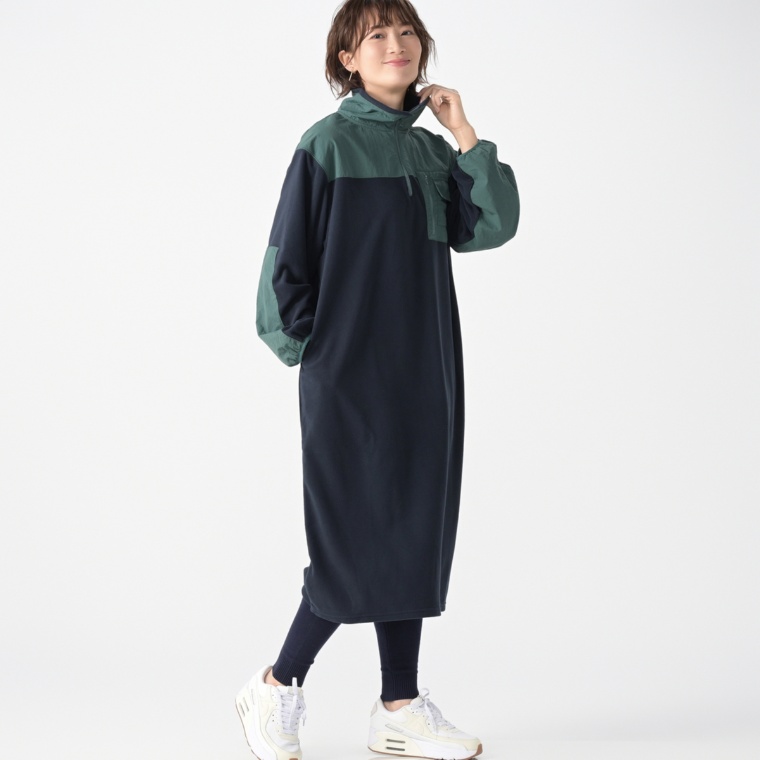 GRC ハイネックコンビネーションワンピース