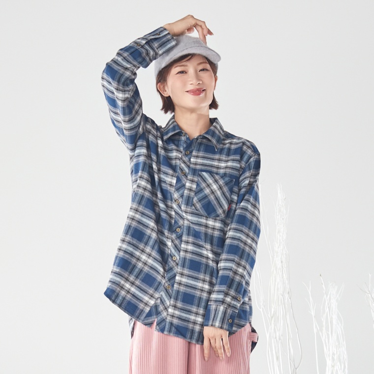 GRC カジュアルチェックネルシャツ