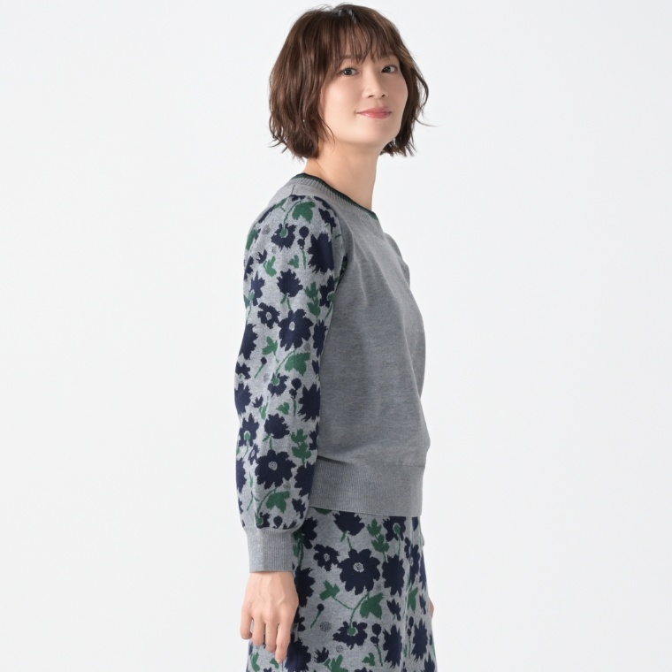 PALLE&Annika Huett ジャガードニットプルオーバー