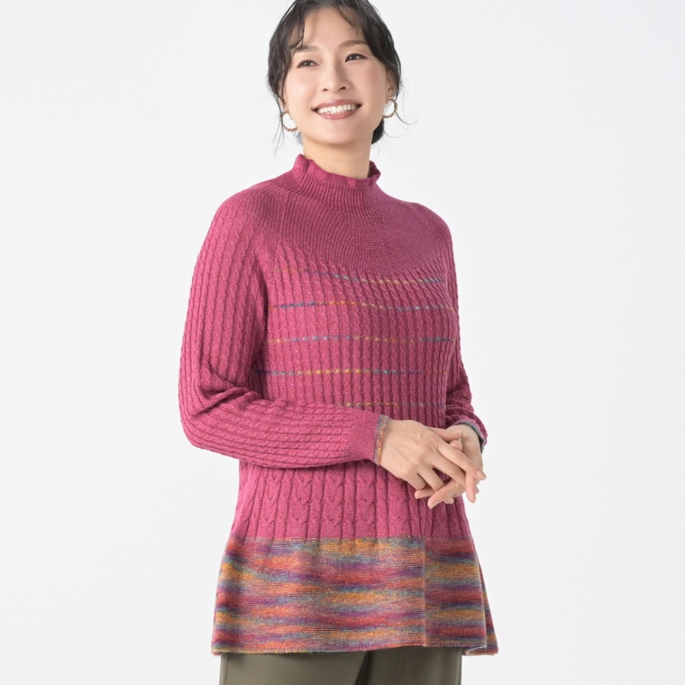 ドネモア かすりケーブルチュニック