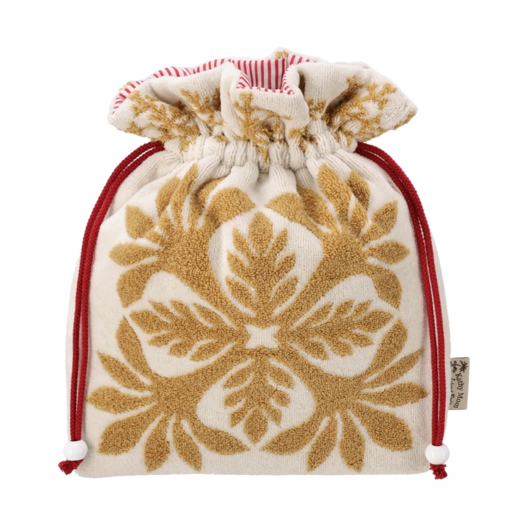 キャシーマム クリスマス 巾着ポーチ 縦32×横30×マチ8cm