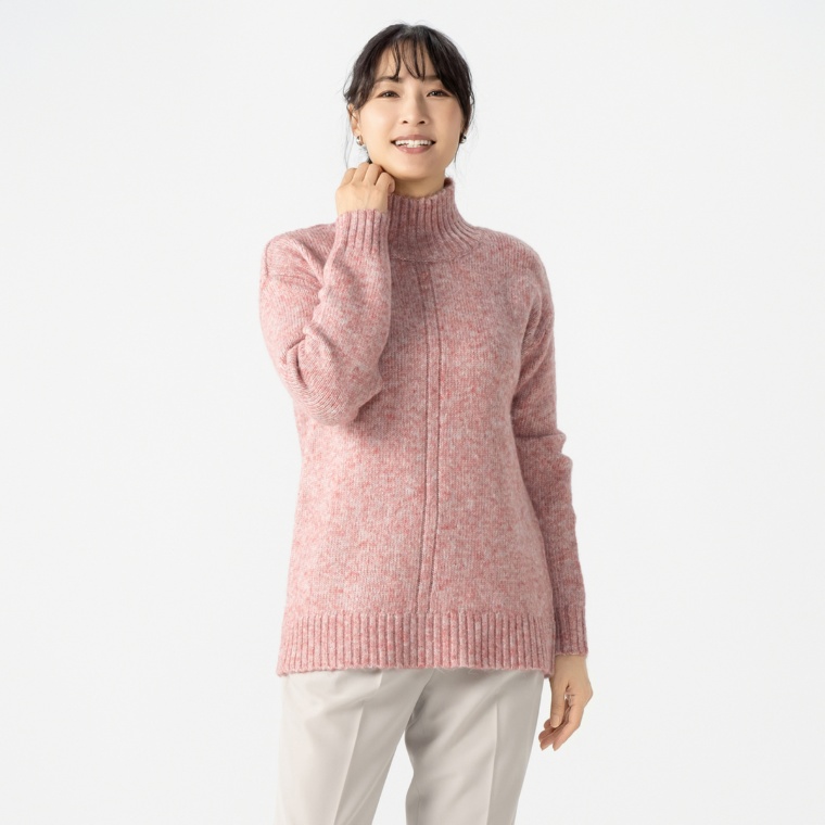 タカシマヤスタイルプリュ ミックスヤーンプルオーバー