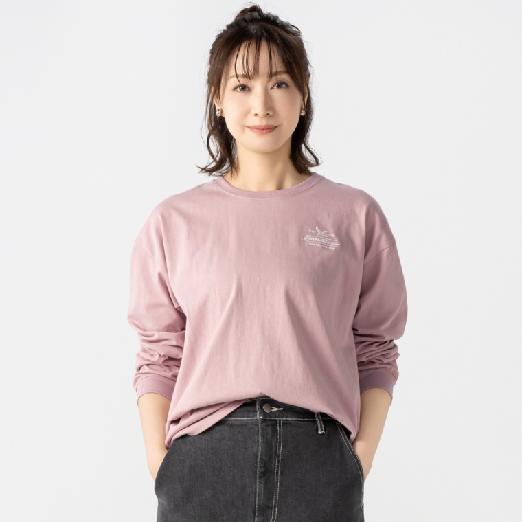EDDIE BAUER ロゴロングスリーブTシャツ