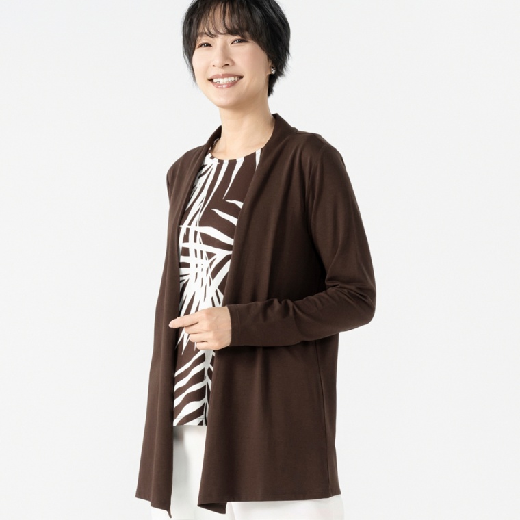 Denim & Co ドレープカーディガン&タンク2点セット