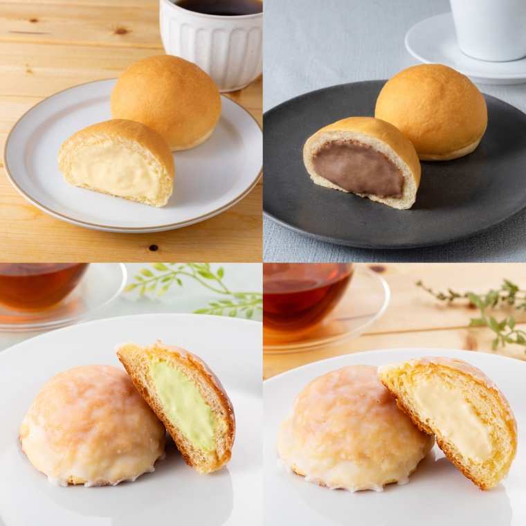 八天堂くりーむパン2種 くりーむメロンパン2種