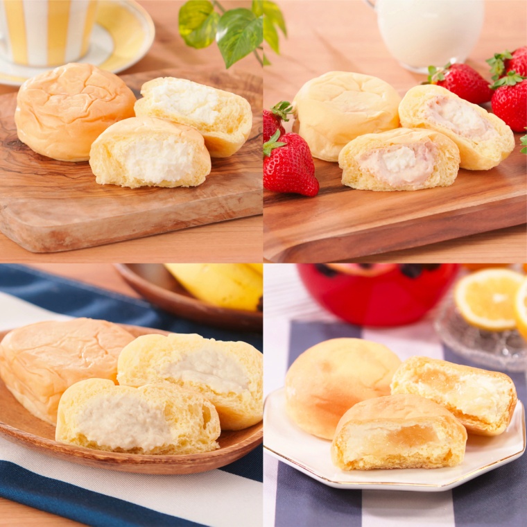 八天堂 ふるさとくりーむパン4種8個詰合せ