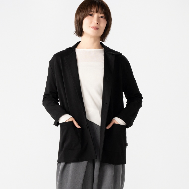 KidsAngel アシンメトリーネックジャケット