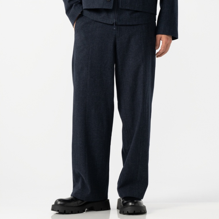 Lucca Uomo alla moda フロント切り替えパンツ