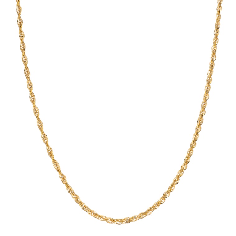 純金 トリプルラインチェーン ネックレス 80cm