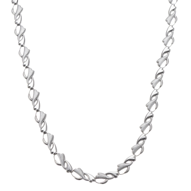 マエストロ 純PT カナールデザイン リバーシブルネックレス