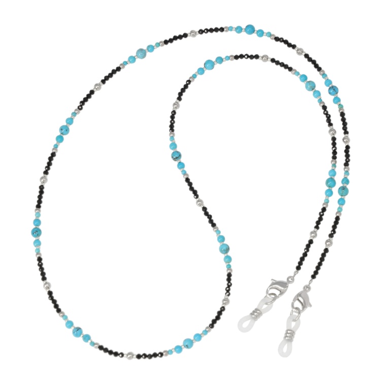 越田雅哉 ターコイズデザインメガネチェーン