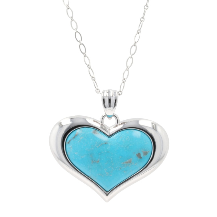 越田雅哉 ターコイズハートペンダント