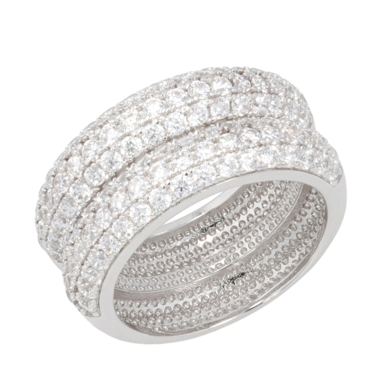 TarTar キュービックジルコニアボリュームリング[レベル]