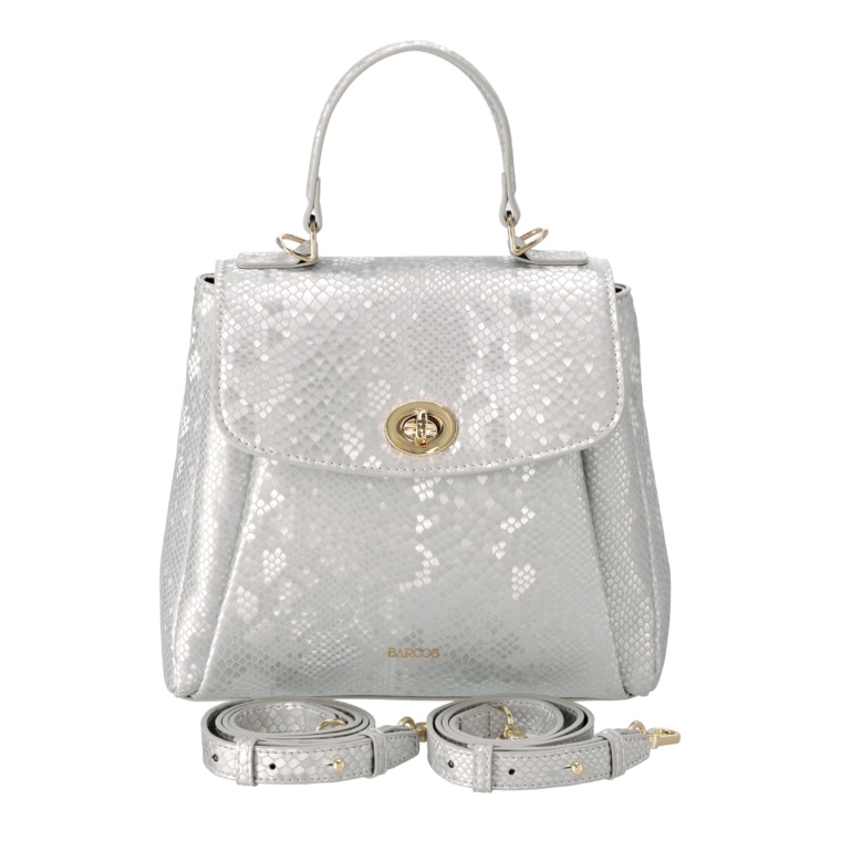 BARCOS パイソン柄3wayハンドバッグ