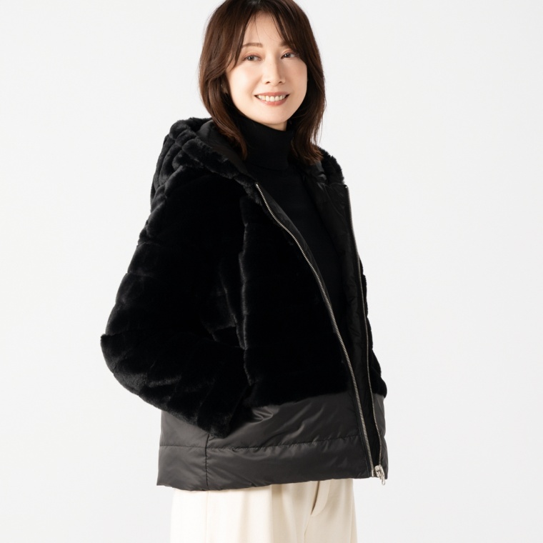 インベルナーレ ダウンエコファーリバーシブルジャケット