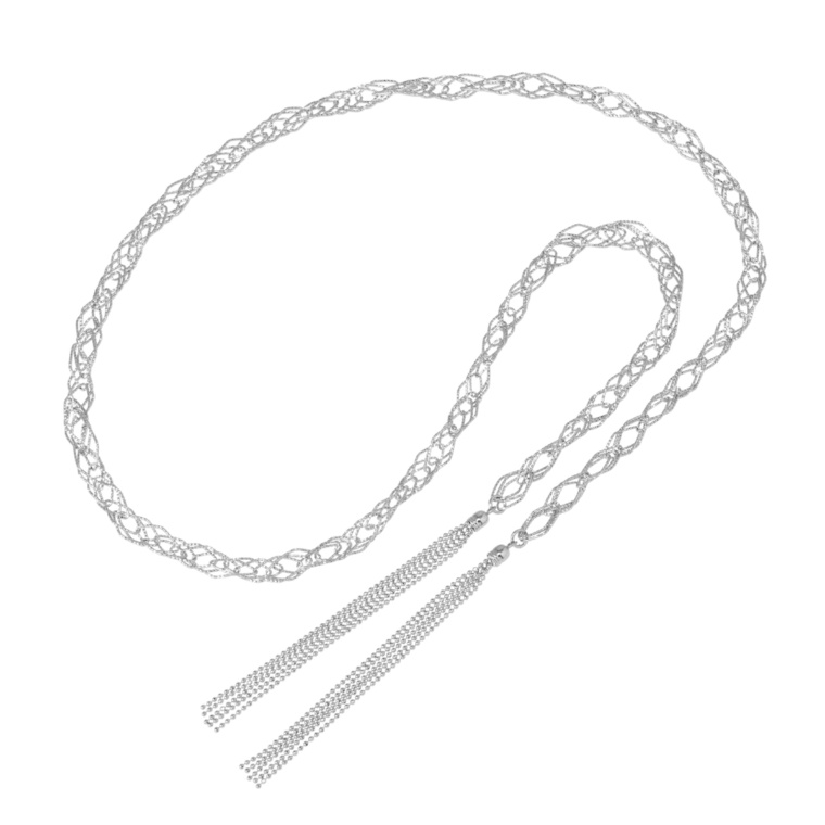 JinkaNezu フリンジデザインチェーンラリエット