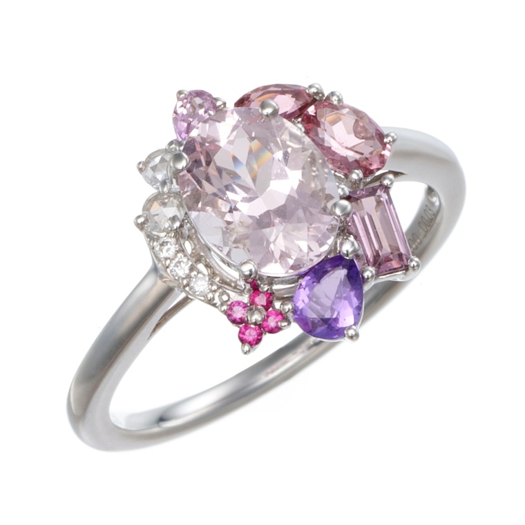 PT950 モルガナイト リング 1.0ctUP [アンソロジー]