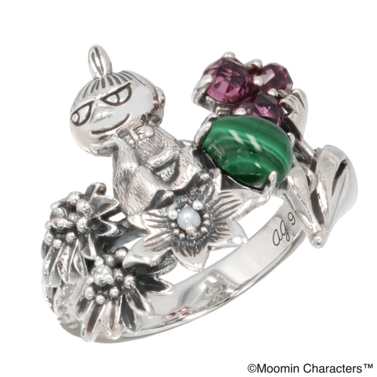 ムーミン シルバー925いたずら大好きリトルミイリング