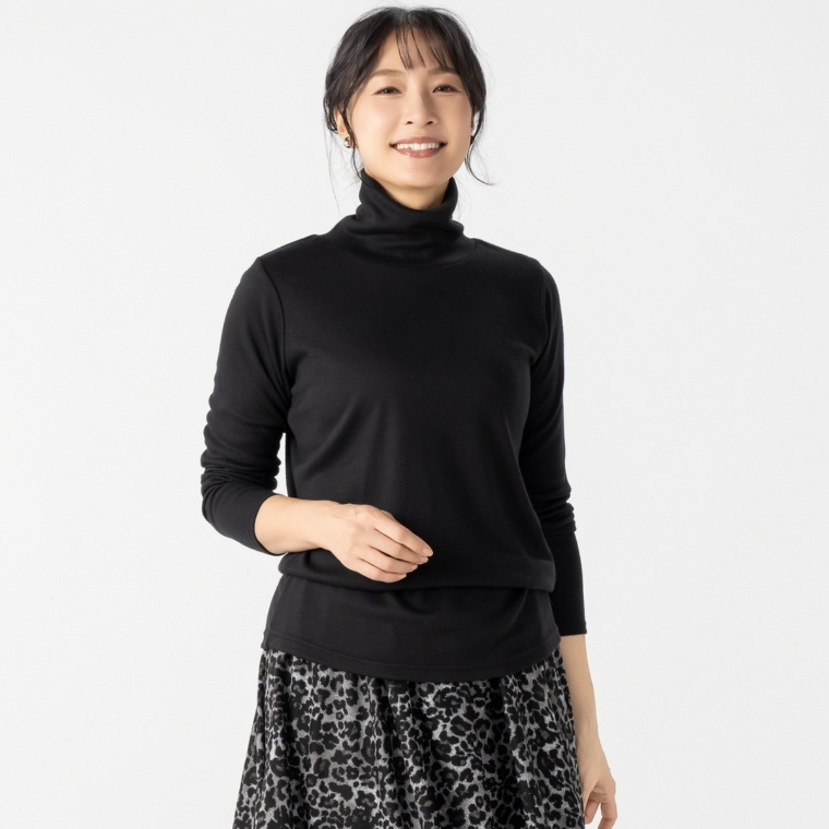 GRC もちふわタートルネックプルオーバー