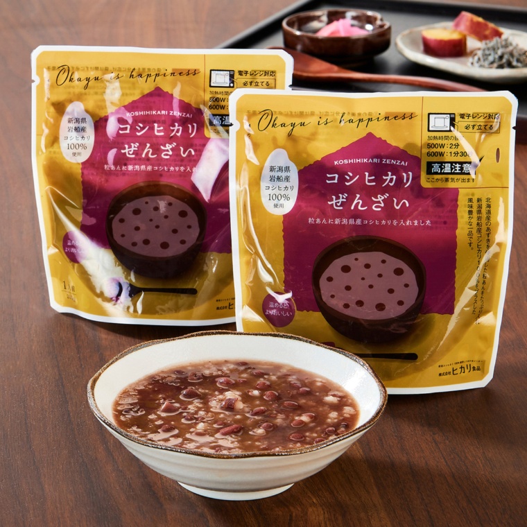 ヒカリ食品 新潟産コシヒカリぜんざい14パック